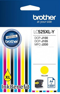 Tusz Brother LC525XL Y YELLOW 1300 do DCP-J100 DCP-J105